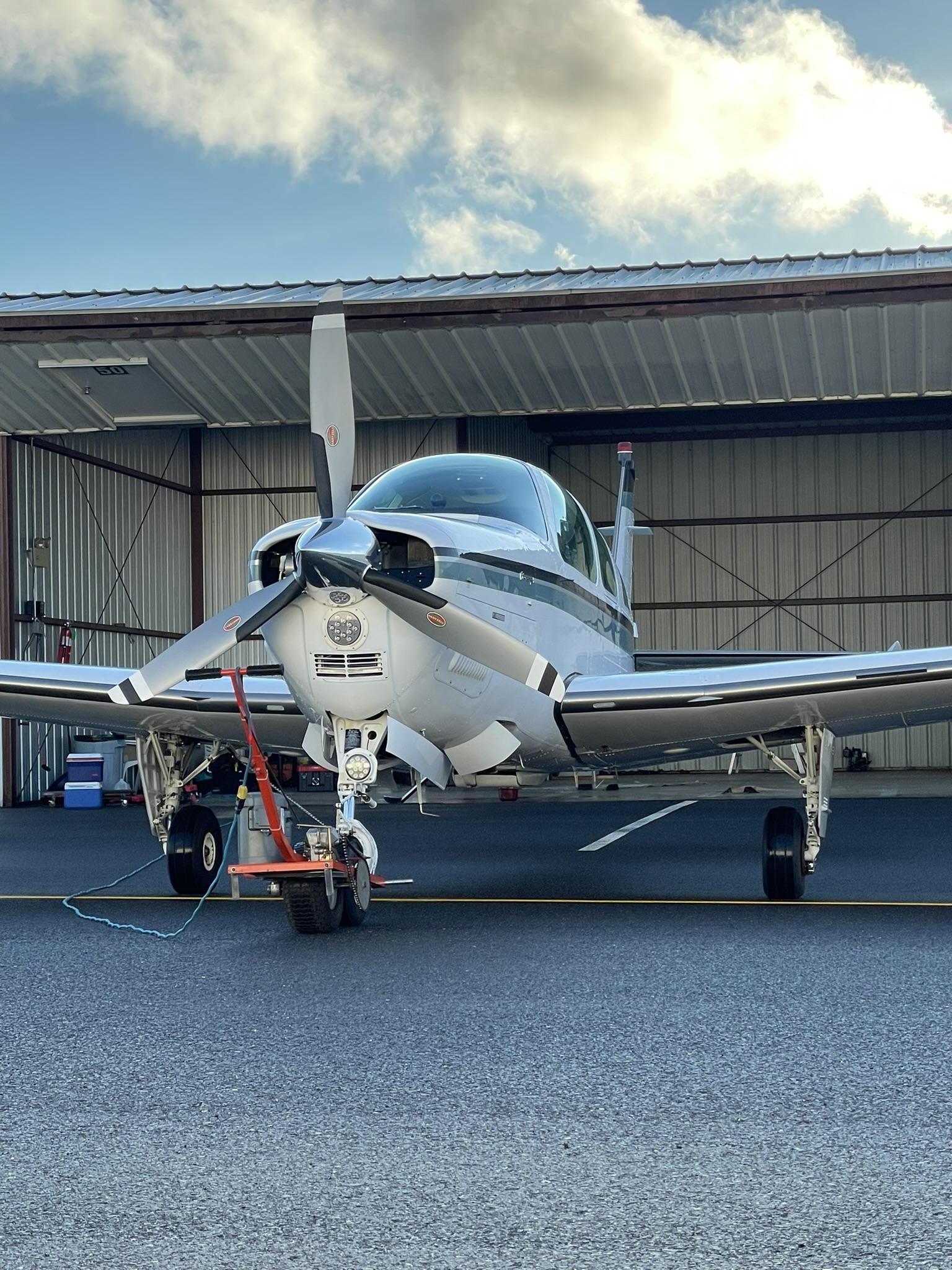 Beechcraft bonanza Permagard application by professional aircraft detailers